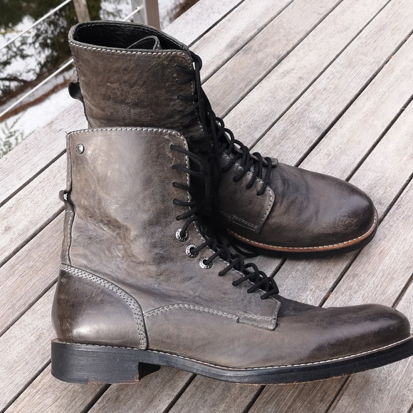 ★ Diesel All Leather Lace-up Ankle Boots - EU 41 - Picture 13 of 14